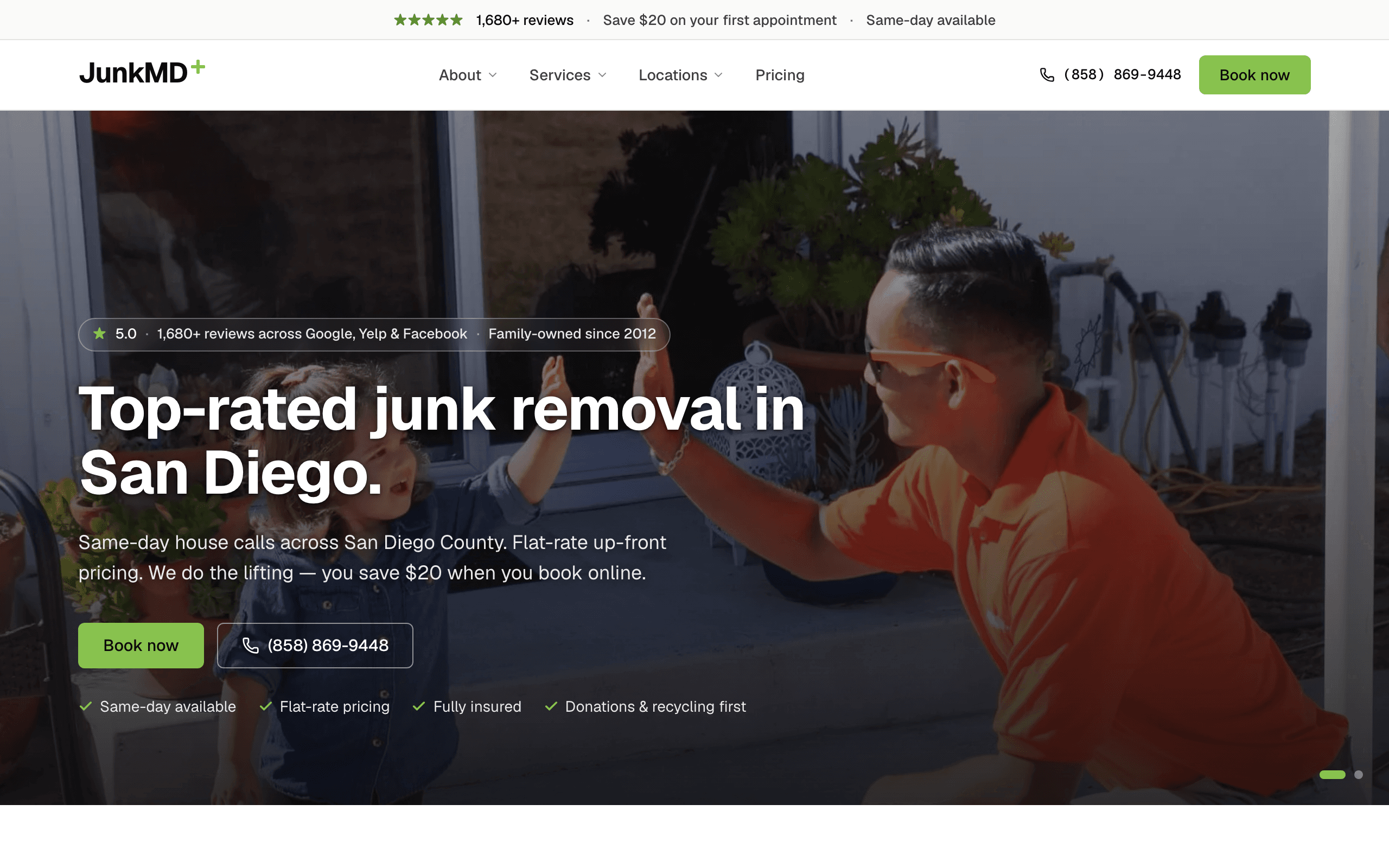 JunkMD+ website screenshot